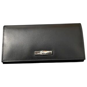 LONGCHAMP Le Roseau Leather Wallet